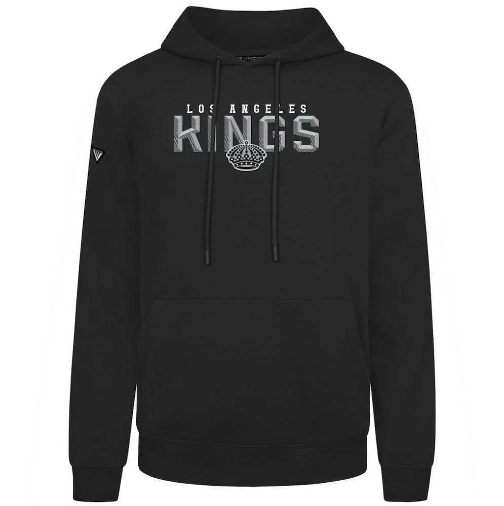Los Angeles Kings Levelwear Podium Carve Pullover Hoodie - Black | NHL online