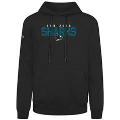 San Jose Sharks Levelwear Podium Carve Pullover Hoodie - Black | NHL on sale