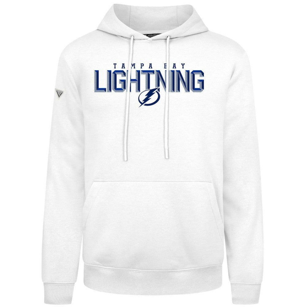 Tampa Bay Lightning Levelwear Podium Carve Pullover Hoodie - White | NHL on sale