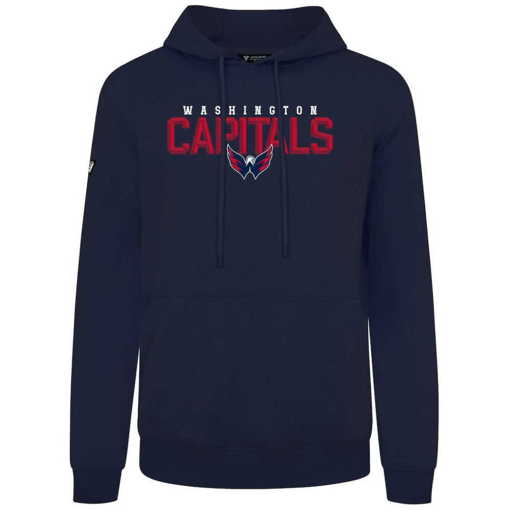 Washington Capitals Levelwear Podium Carve Pullover Hoodie - Navy | NHL near me