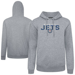 Winnipeg Jets Levelwear Podium Carve Pullover Hoodie - Gray | NHL Clearance