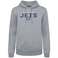 Winnipeg Jets Levelwear Podium Carve Pullover Hoodie - Gray | NHL Clearance