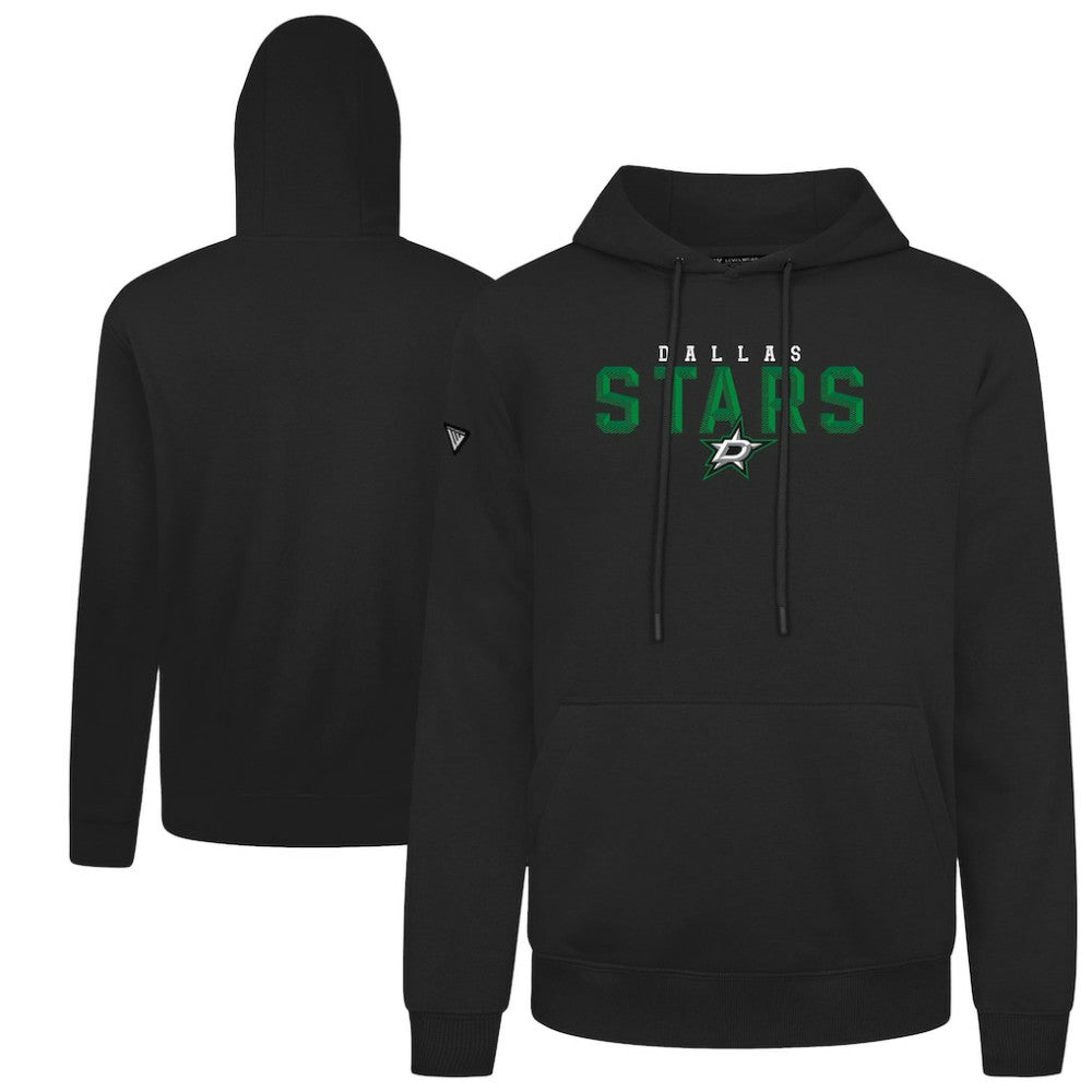Dallas Stars Levelwear Podium Carve Pullover Hoodie - Black | NHL sale