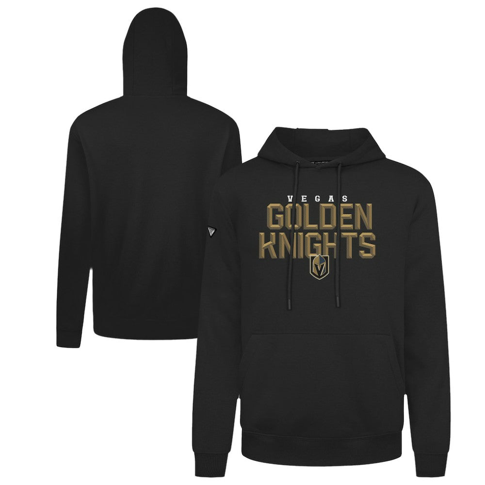 Vegas Golden Knights Levelwear Podium Carve Pullover Hoodie - Black | NHL Lifestyle