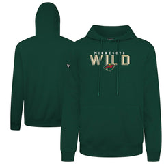 Minnesota Wild Levelwear Podium Carve Pullover Hoodie - Green | NHL Clearance