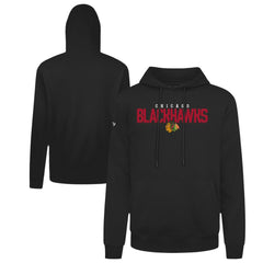 Chicago Blackhawks Levelwear Podium Carve Pullover Hoodie - Black | NHL discount