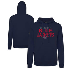 Columbus Blue Jackets Levelwear Podium Carve Pullover Hoodie - Navy | NHL discount