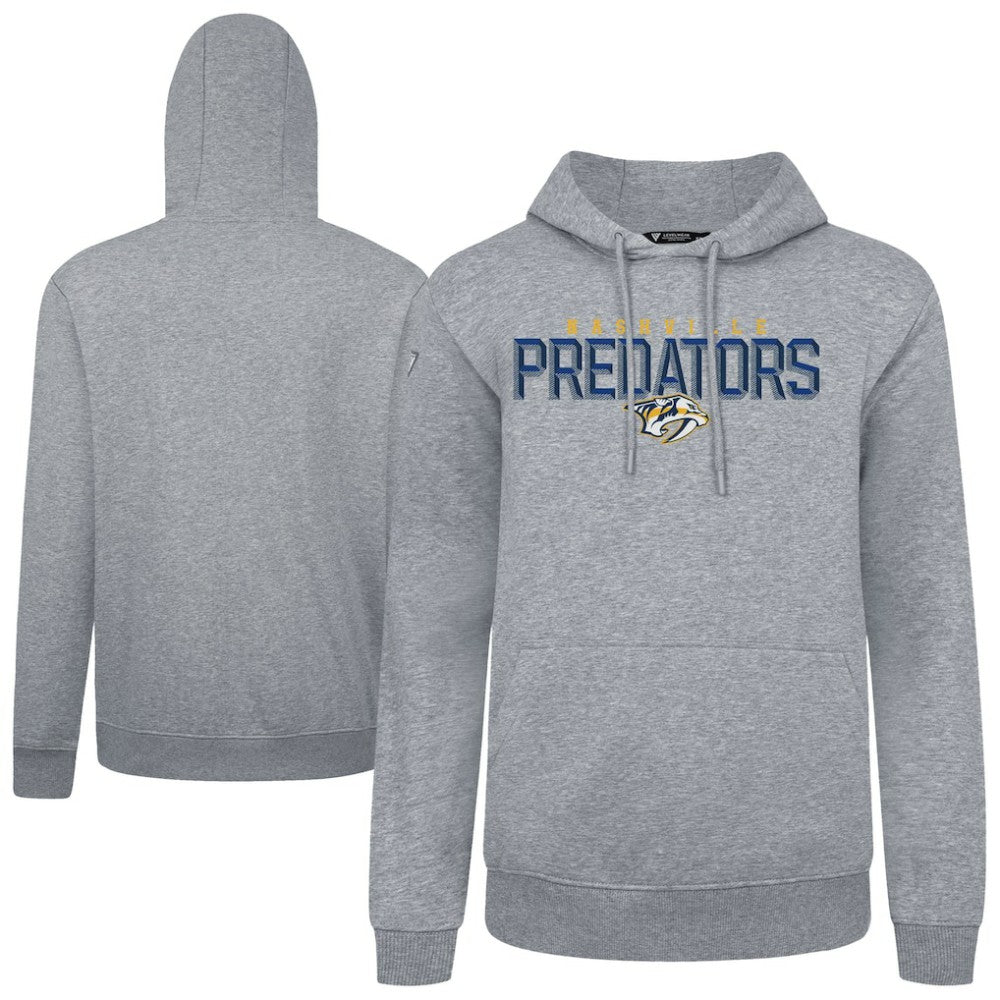 Nashville Predators Levelwear Podium Carve Pullover Hoodie - Gray | NHL on sale