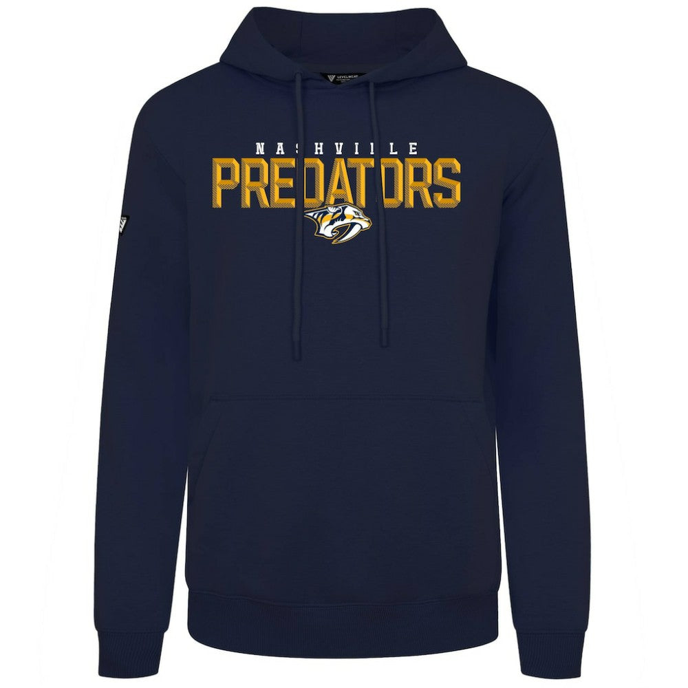 Nashville Predators Levelwear Podium Carve Pullover Hoodie - Navy | NHL sale