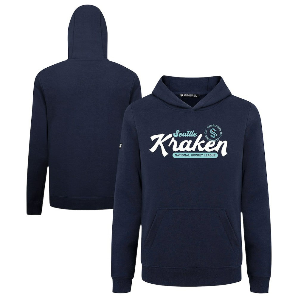 Seattle Kraken Levelwear Youth Podium Monument Pullover Hoodie - Navy | NHL sale