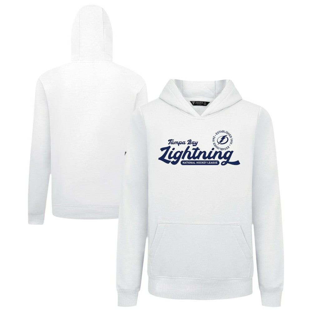Tampa Bay Lightning Levelwear Youth Podium Monument Pullover Hoodie - White | NHL discount