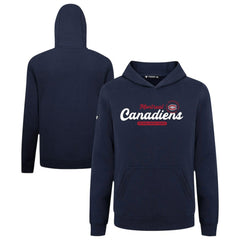Montreal Canadiens Levelwear Youth Podium Monument Pullover Hoodie - Navy | NHL Clearance