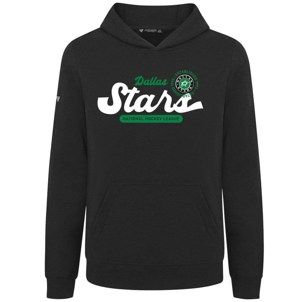 Dallas Stars Levelwear Youth Podium Monument Pullover Hoodie - Black | NHL sale