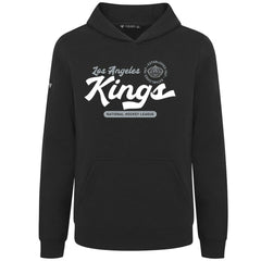 Los Angeles Kings Levelwear Youth Podium Monument Pullover Hoodie - Black | NHL Lifestyle