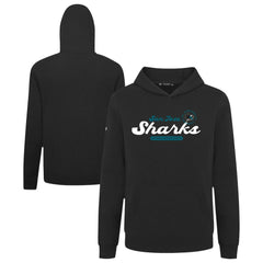 San Jose Sharks Levelwear Youth Podium Monument Pullover Hoodie - Black | NHL Clearance