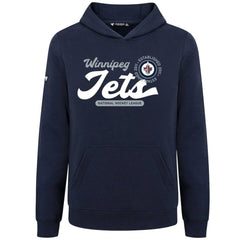 Winnipeg Jets Levelwear Youth Podium Monument Pullover Hoodie - Navy | NHL Lifestyle