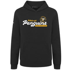 Pittsburgh Penguins Levelwear Youth Podium Monument Pullover Hoodie - Black | NHL sale