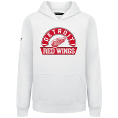 Detroit Red Wings Levelwear Youth Podium Banner Arch Pullover Hoodie - White | NHL sale