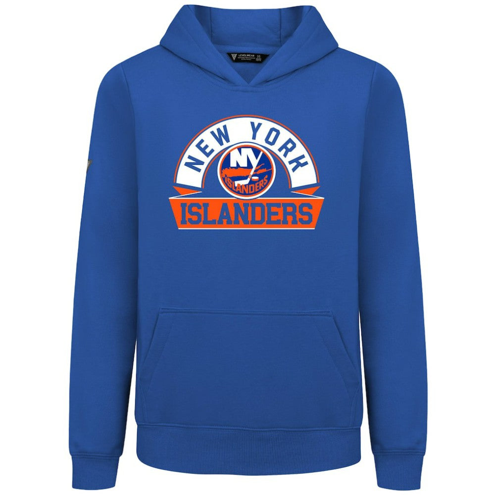 New York Islanders Levelwear Youth Podium Banner Arch Pullover Hoodie - Royal | NHL sale
