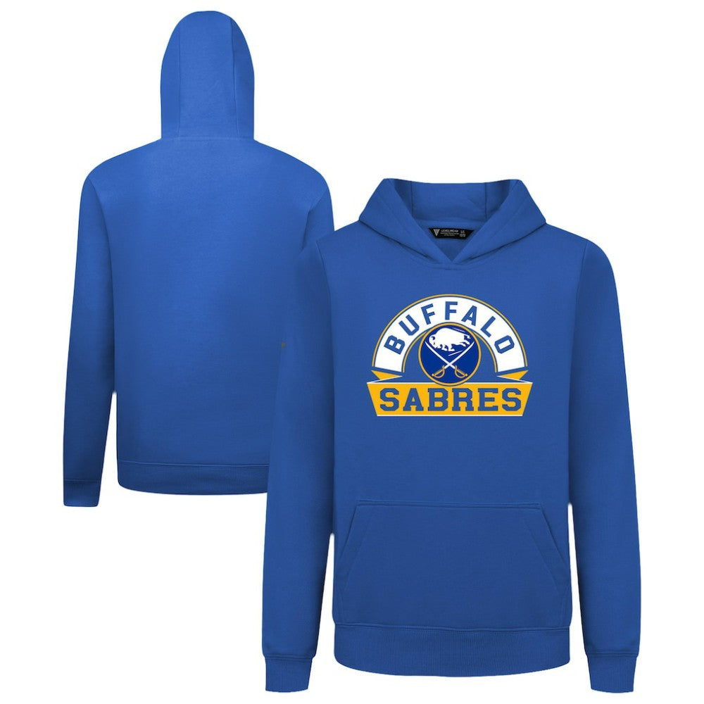 Buffalo Sabres Levelwear Youth Podium Banner Arch Pullover Hoodie - Royal | NHL on sale