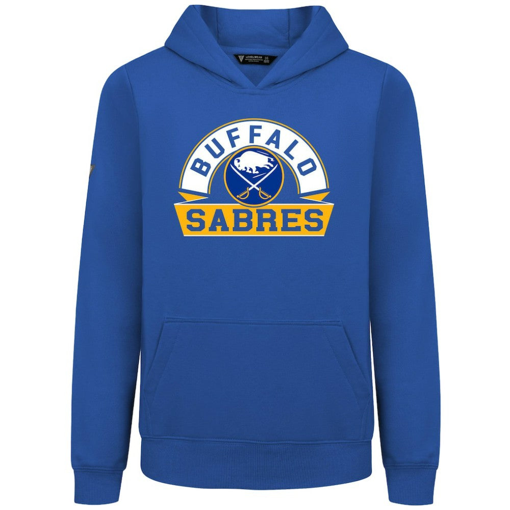 Buffalo Sabres Levelwear Youth Podium Banner Arch Pullover Hoodie - Royal | NHL on sale