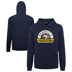 Nashville Predators Levelwear Youth Podium Banner Arch Pullover Hoodie - Navy | NHL near me