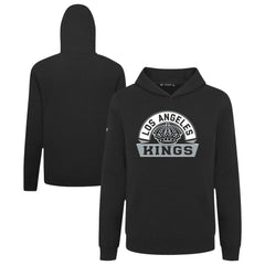 Los Angeles Kings Levelwear Youth Podium Banner Arch Pullover Hoodie - Black | NHL near me