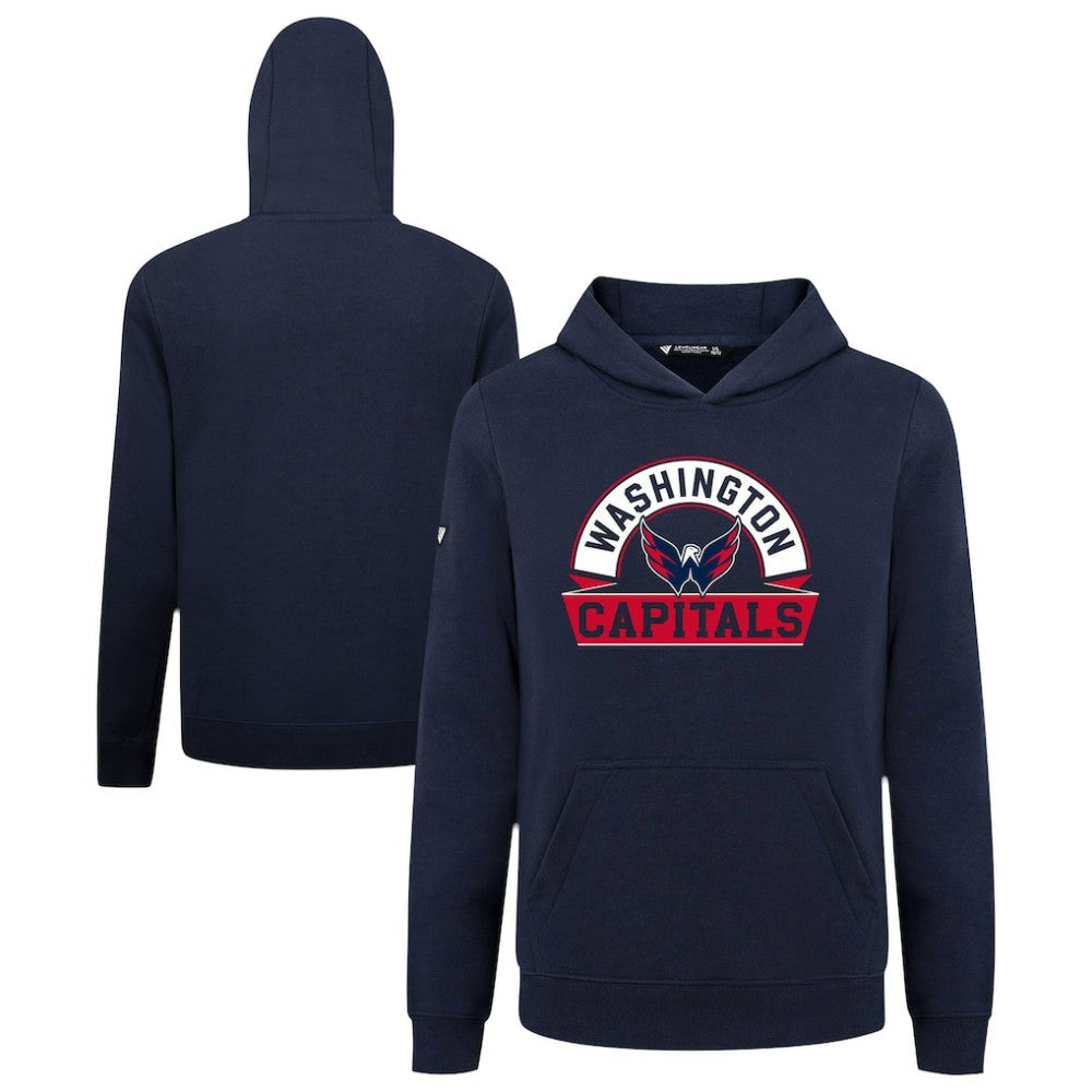 Washington Capitals Levelwear Youth Podium Banner Arch Pullover Hoodie - Navy | NHL on sale