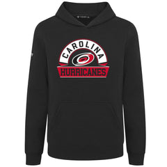 Carolina Hurricanes Levelwear Youth Podium Banner Arch Pullover Hoodie - Black | NHL on sale