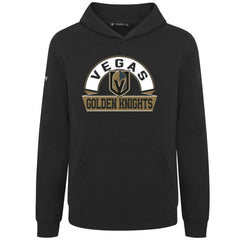 Vegas Golden Knights Levelwear Youth Podium Banner Arch Pullover Hoodie - Black | NHL on sale