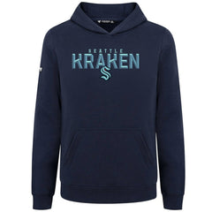 Seattle Kraken Levelwear Youth Podium Carve Pullover Hoodie - Navy | NHL sale