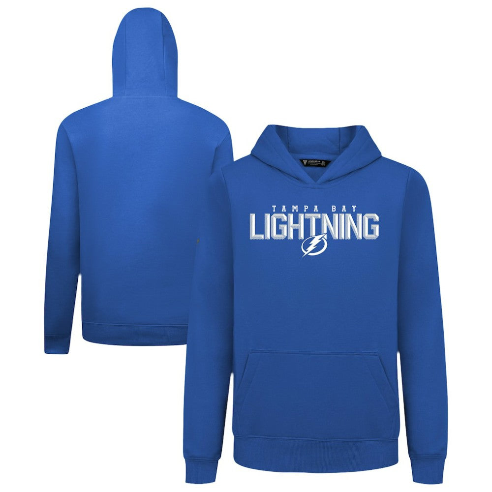 Tampa Bay Lightning Levelwear Youth Podium Carve Pullover Hoodie - Royal | NHL Clearance