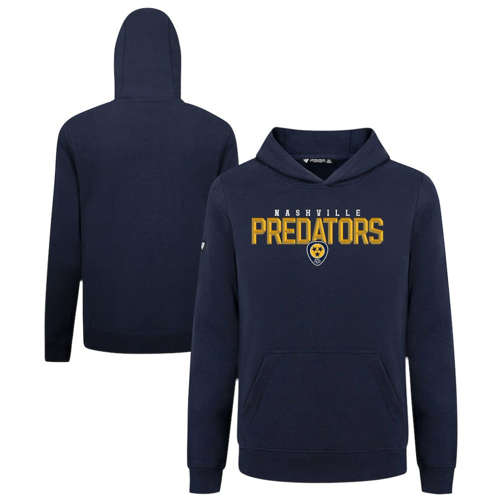 Nashville Predators Levelwear Youth Podium Carve Pullover Hoodie - Navy | NHL near me
