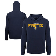 Nashville Predators Levelwear Youth Podium Carve Pullover Hoodie - Navy | NHL near me