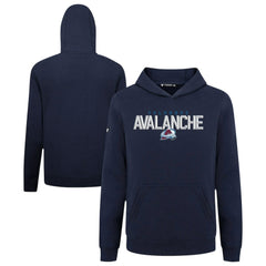 Colorado Avalanche Levelwear Youth Podium Carve Pullover Hoodie - Navy | NHL Lifestyle