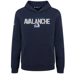 Colorado Avalanche Levelwear Youth Podium Carve Pullover Hoodie - Navy | NHL Lifestyle