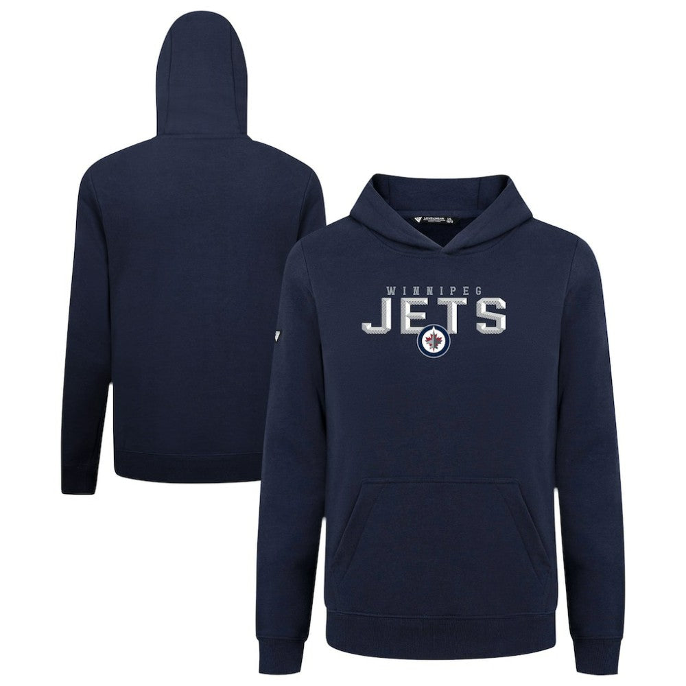 Winnipeg Jets Levelwear Youth Podium Carve Pullover Hoodie - Navy | NHL near me