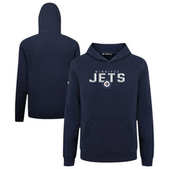 Winnipeg Jets Levelwear Youth Podium Carve Pullover Hoodie - Navy | NHL near me