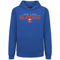 New York Islanders Levelwear Youth Podium Carve Pullover Hoodie - Royal | NHL Clearance