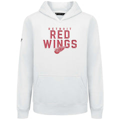 Detroit Red Wings Levelwear Youth Podium Carve Pullover Hoodie - White | NHL near me