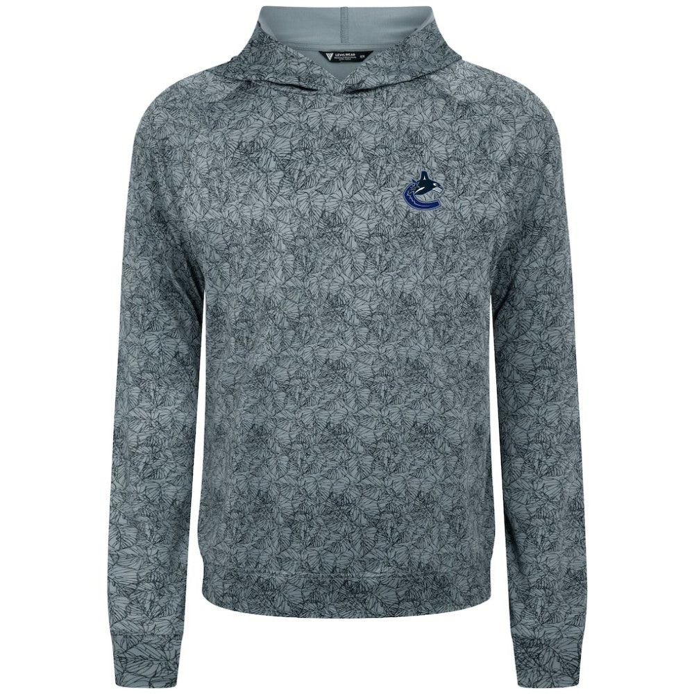 Vancouver Canucks Levelwear Albatross Raglan Pullover Hoodie - Gray | NHL sale