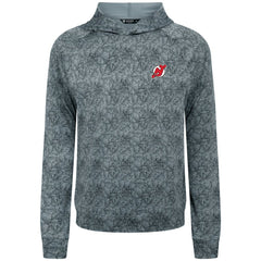 New Jersey Devils Levelwear Albatross Raglan Pullover Hoodie - Gray | NHL Lifestyle