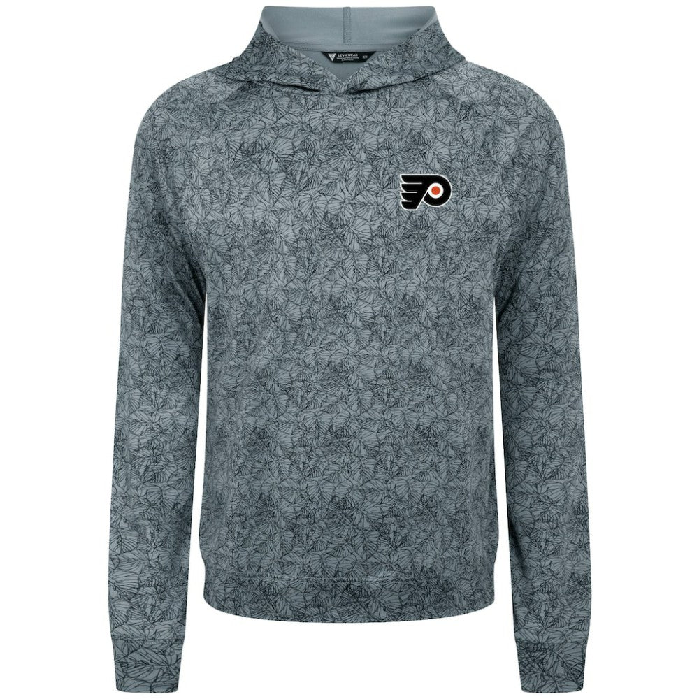 Philadelphia Flyers Levelwear Albatross Raglan Pullover Hoodie - Gray | NHL near me