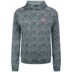 Detroit Red Wings Levelwear Albatross Raglan Pullover Hoodie - Gray | NHL near me