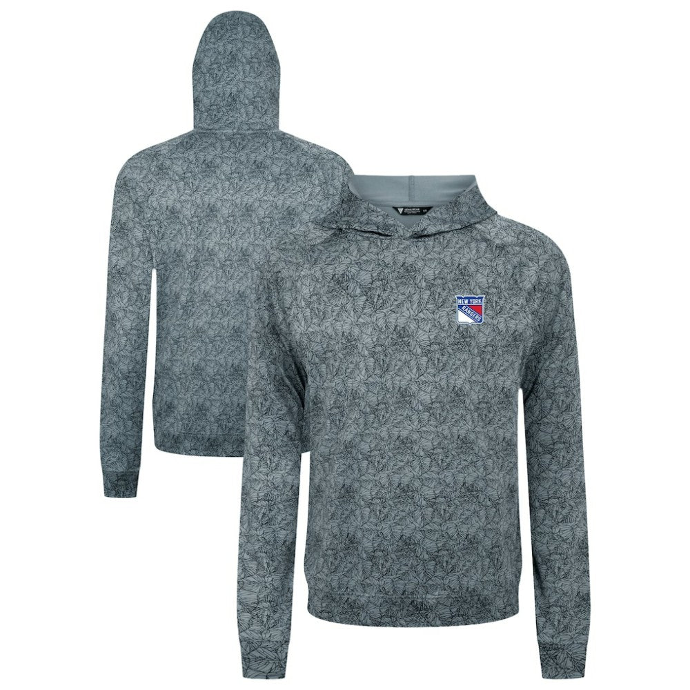 New York Rangers Levelwear Albatross Raglan Pullover Hoodie - Gray | NHL Clearance
