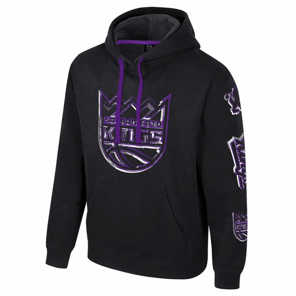 Sacramento Kings Stadium Essentials Unisex Elementized Pullover Hoodie Black