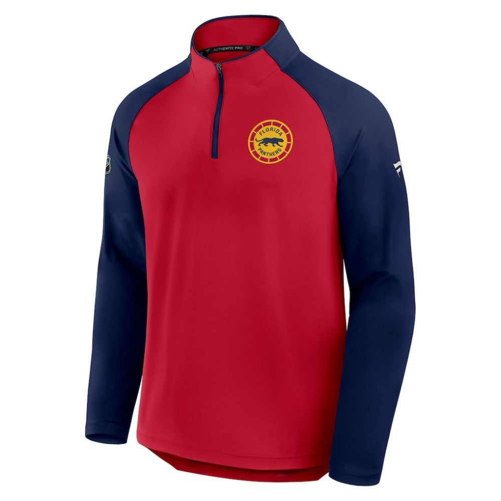 Florida Panthers Fanatics 2026 NHL Winter Classic Authentic Pro Quarter-Zip - Bright Cardinal | Fanatics on sale