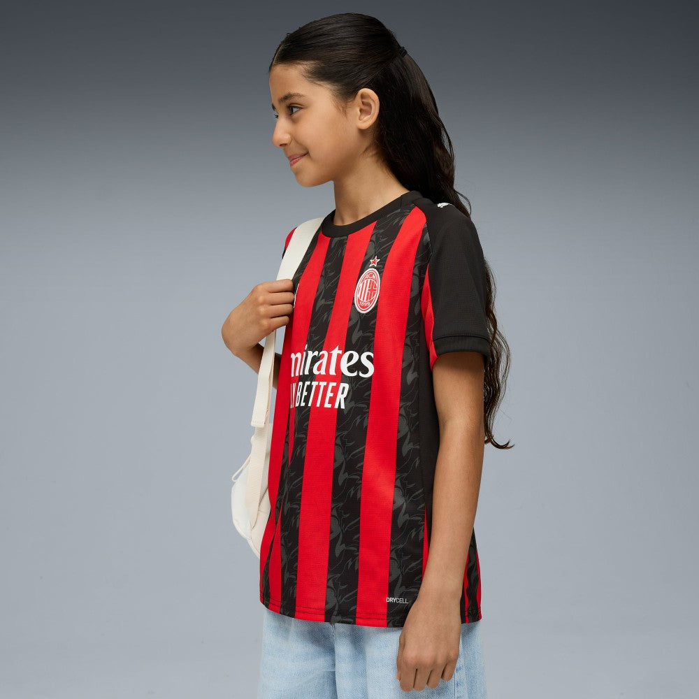 Puma - AC Milan Youth 2025/26 Home Replica Jersey - Red