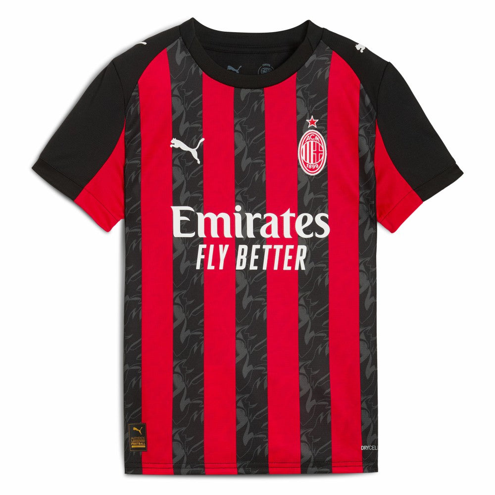 Puma - AC Milan Youth 2025/26 Home Replica Jersey - Red
