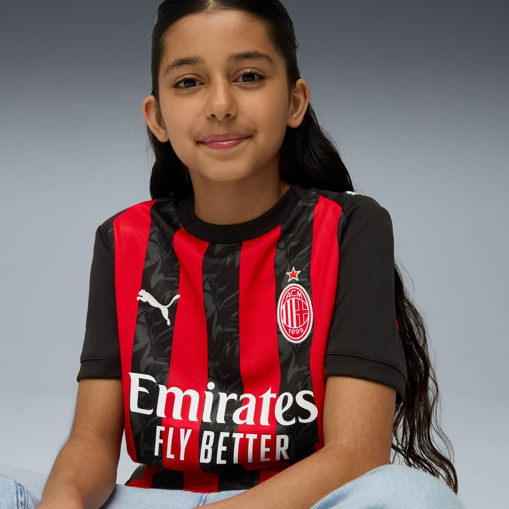 Puma - AC Milan Youth 2025/26 Home Replica Jersey - Red